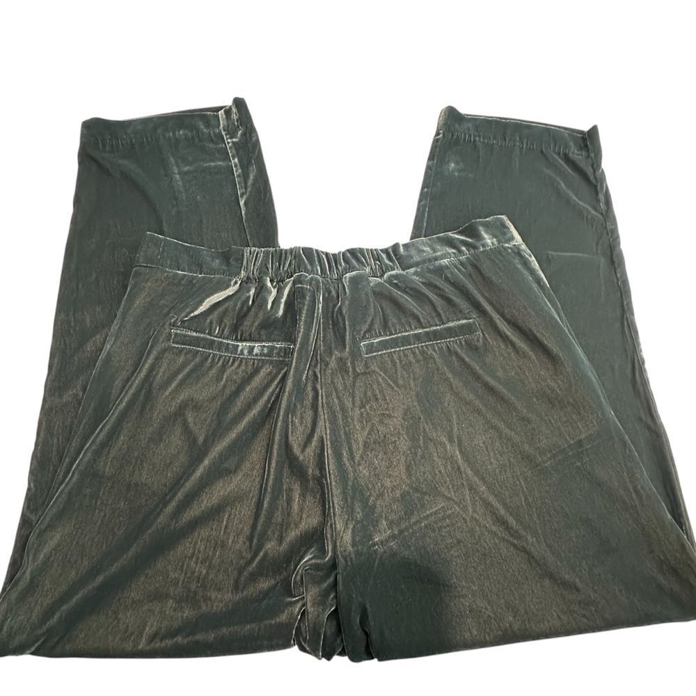 A New Day Womens Emerald Green‎ Velvet Trouser Pants, Plus 17 - Picture 5 of 12